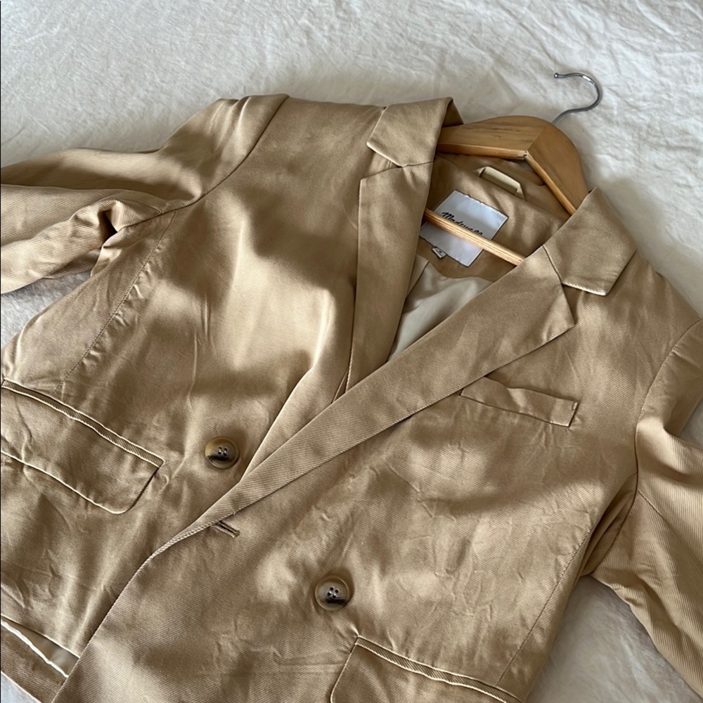 Madewell tan blazer
